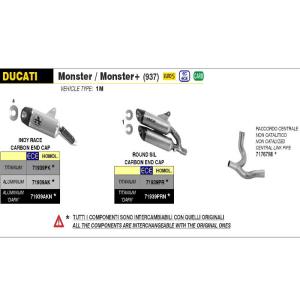 Supresor catalizador Ducati Monster 937 2021+ Â· 2